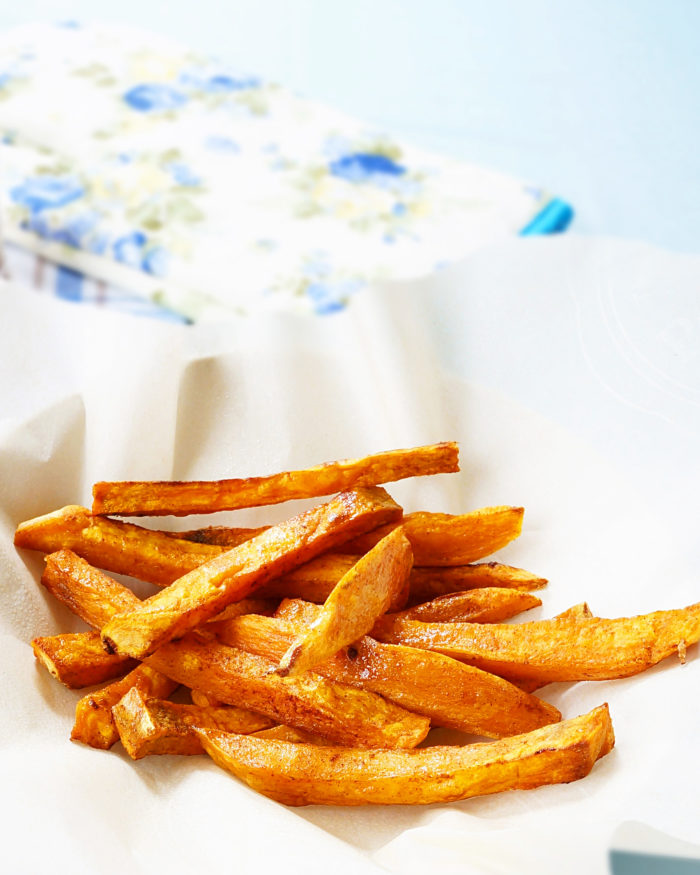 Cinnamon Paprika Sweet Potato Fries Haute & Healthy Living