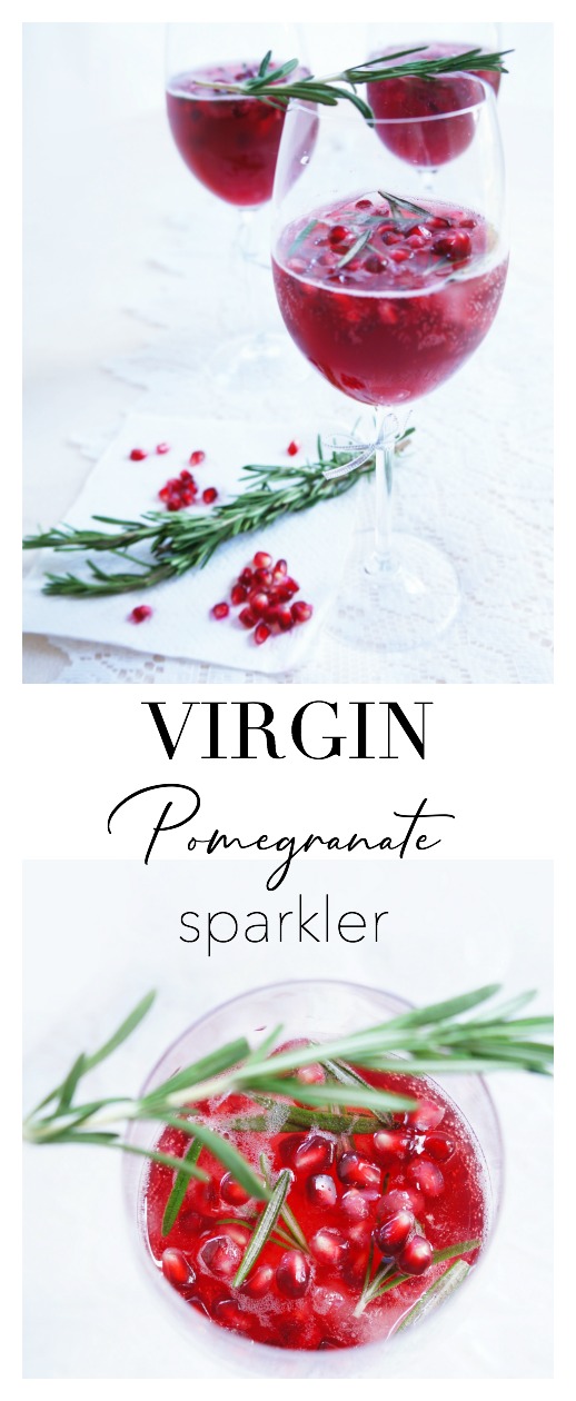 Virgin Spiced Pomegranate Sparkler