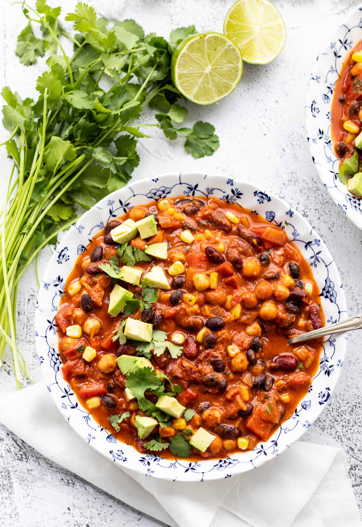 Vegan 3 Bean Chili Haute Healthy Living