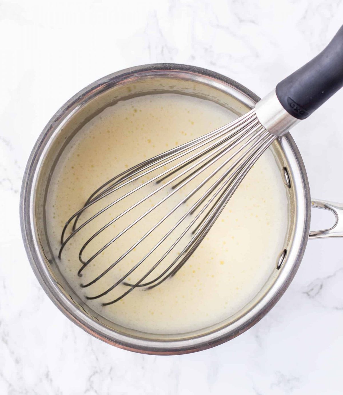 Easy White Fish with Healthy Lemon Garlic Sauce {No Butter}