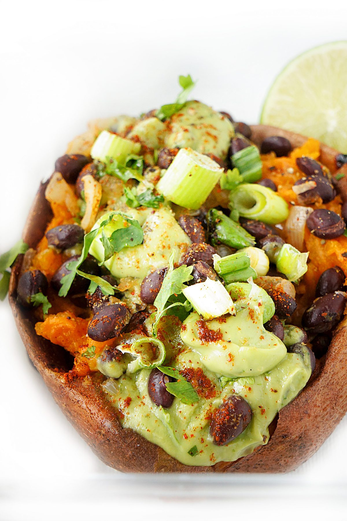 Black Bean Stuffed Sweet Potatoes Haute & Healthy Living