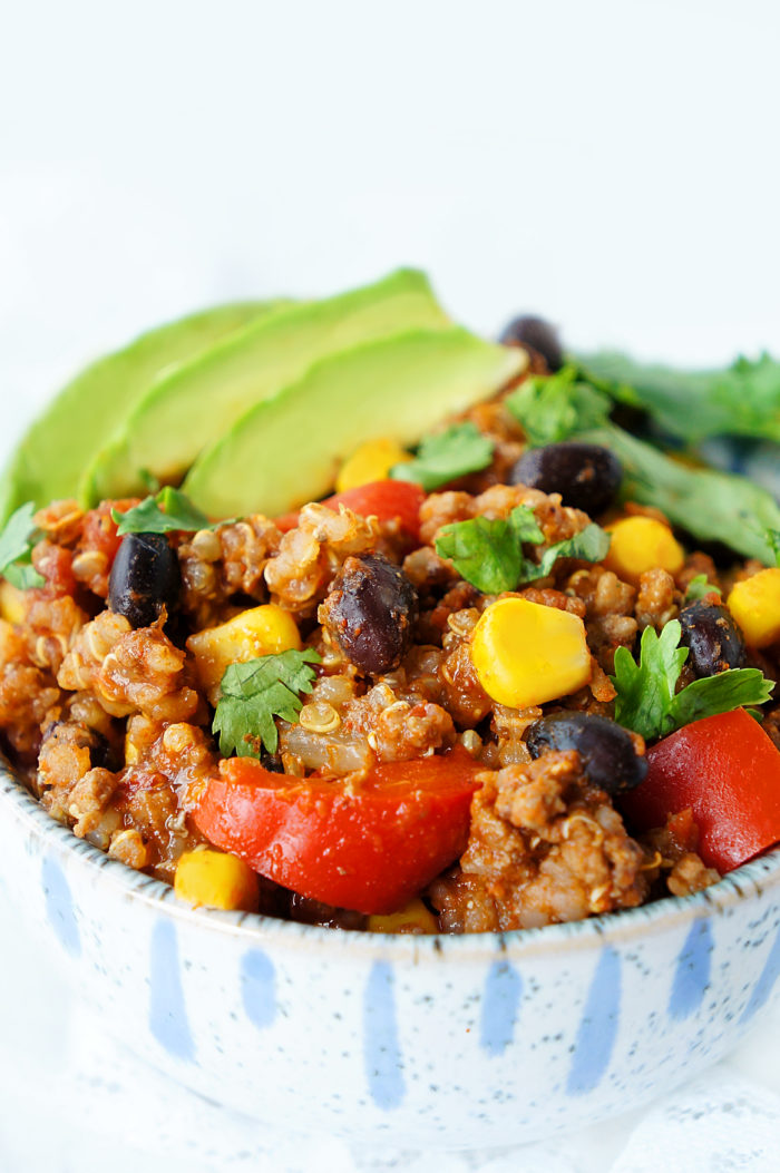 30Minute Beef & Quinoa Chili Haute & Healthy Living