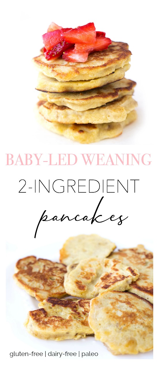 Baby-Led Weaning Mini 2-Ingredient Pancakes
