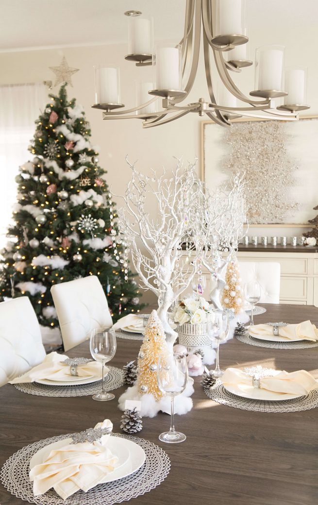 Winter Wonderland Table Decor | Haute & Healthy Living