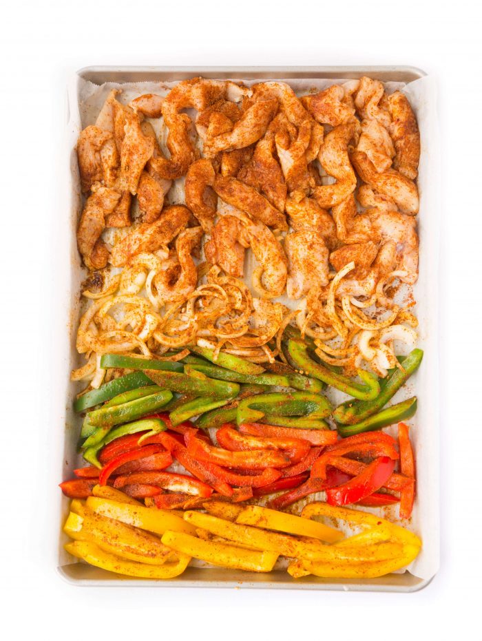 Healthy Sheet Pan Chicken Fajitas Haute Healthy Living