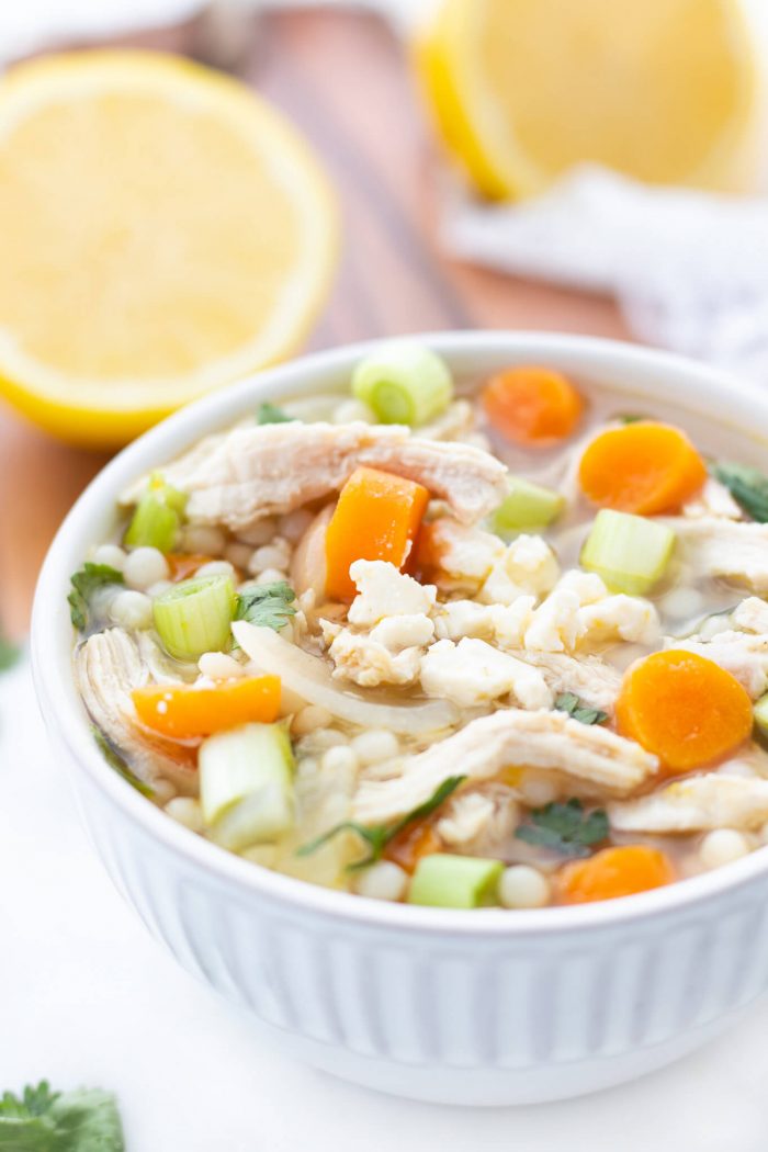 Lemon Chicken Soup Haute Healthy Living