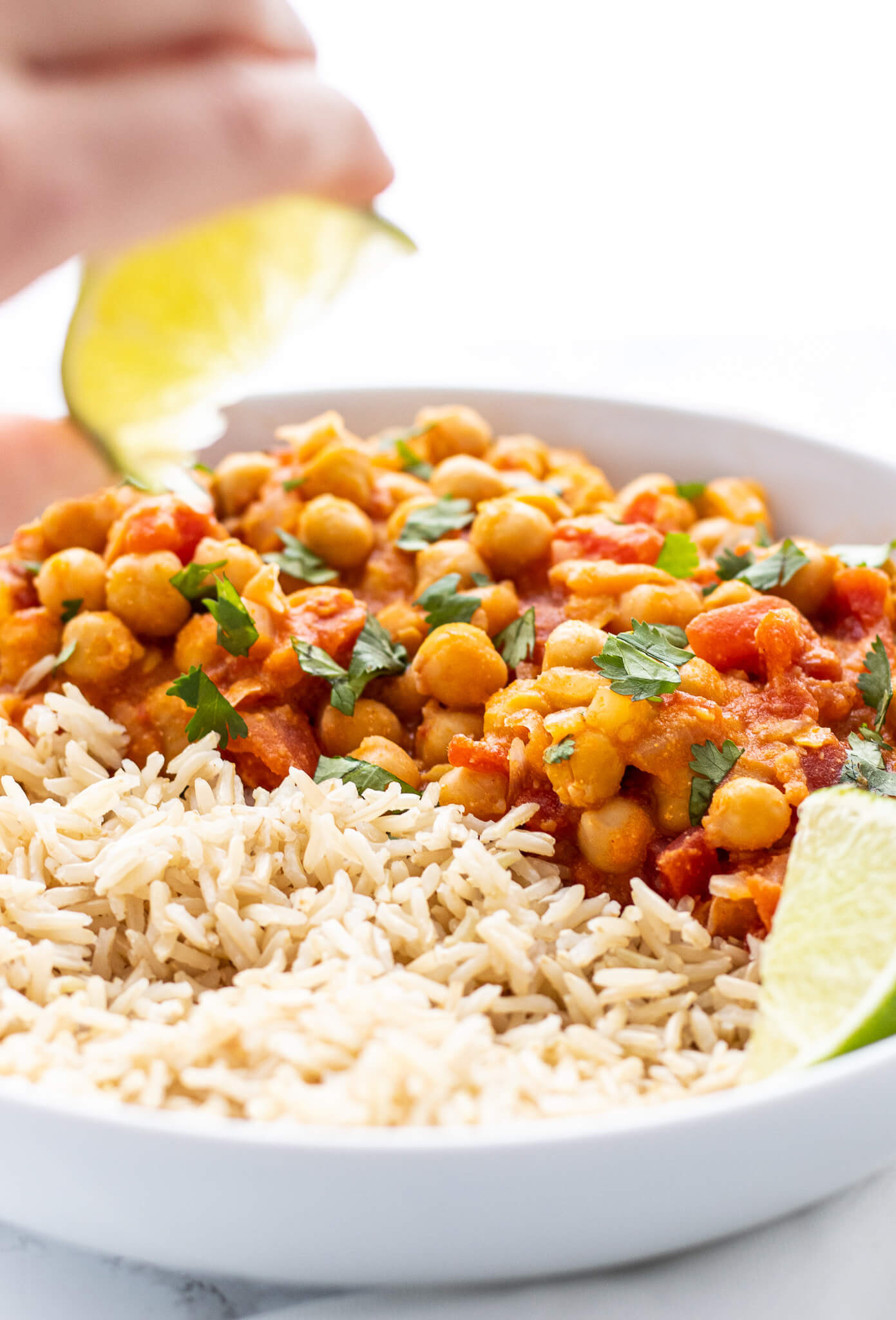 Easy Vegan Chickpea Curry - Haute & Healthy Living
