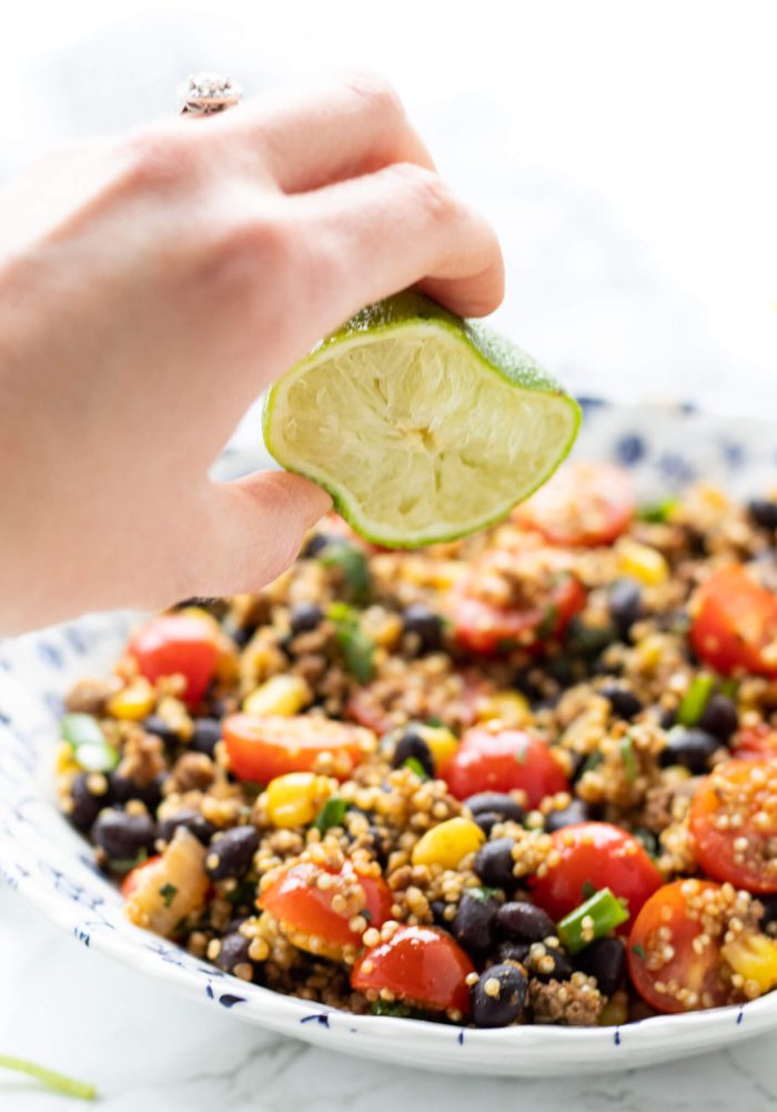 Tex Mex Quinoa Bowl Haute & Healthy Living