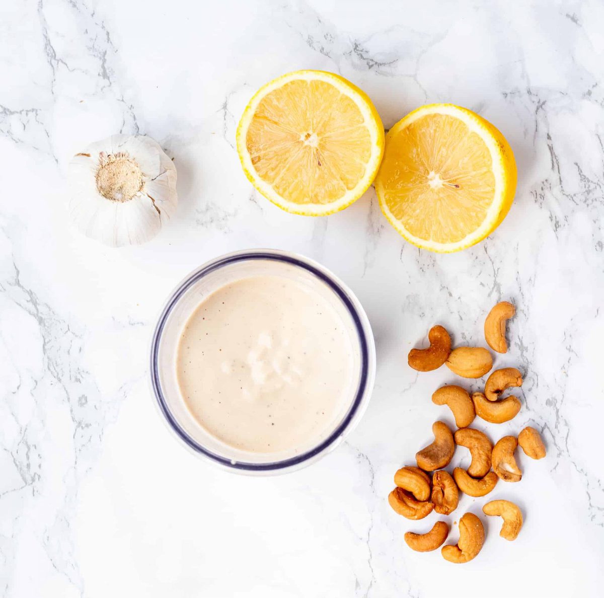 Easy White Fish with Healthy Lemon Garlic Sauce {No Butter}