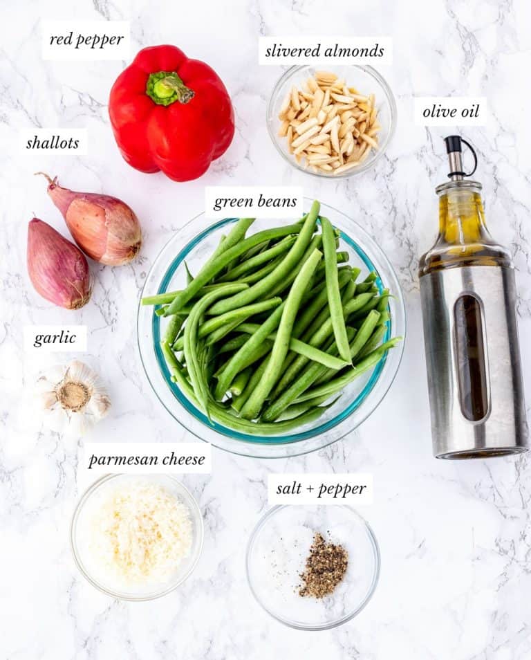 Sautéed Green Beans with Red Peppers & Almonds