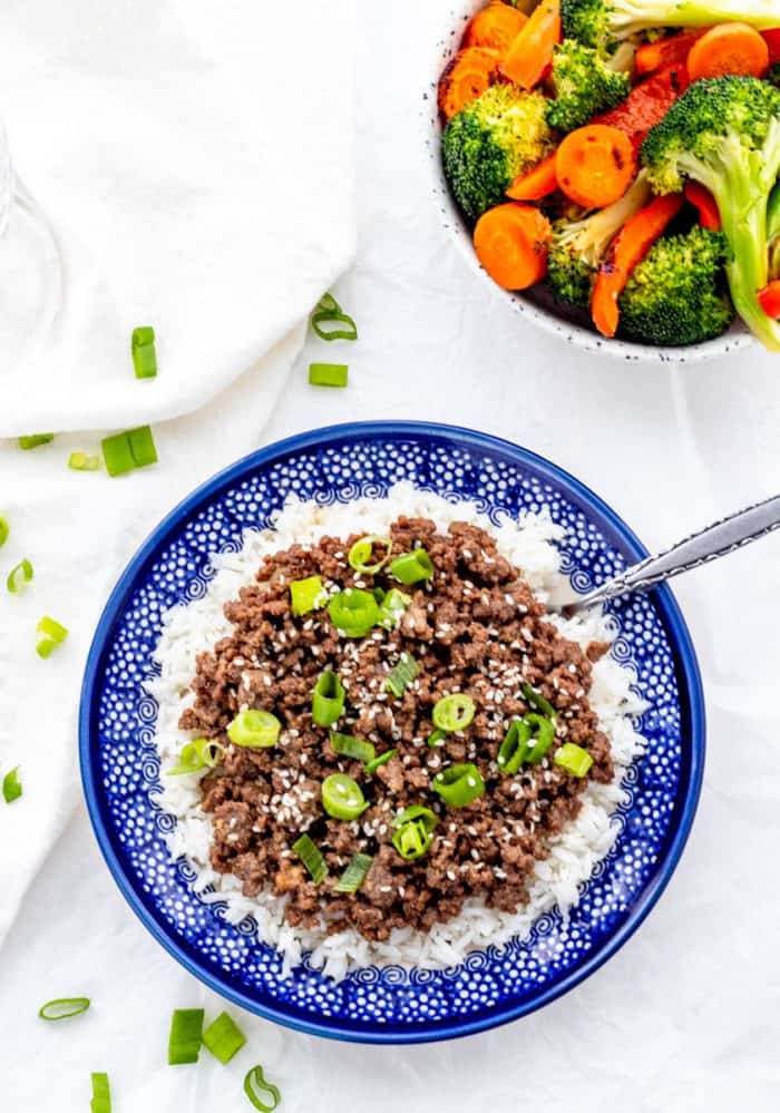 Korean Ground Beef Haute & Healthy Living