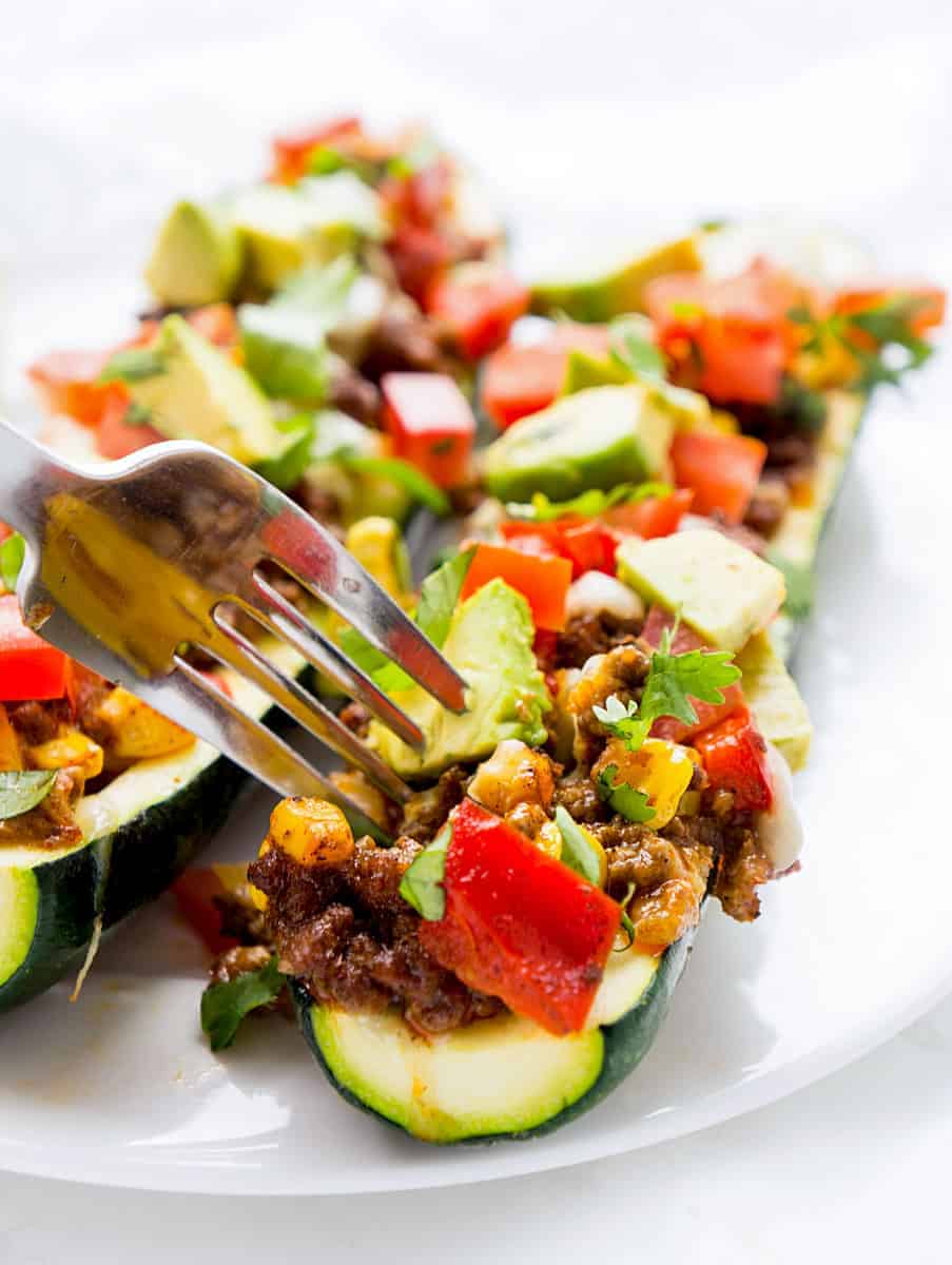 Zucchini Taco Boats-image