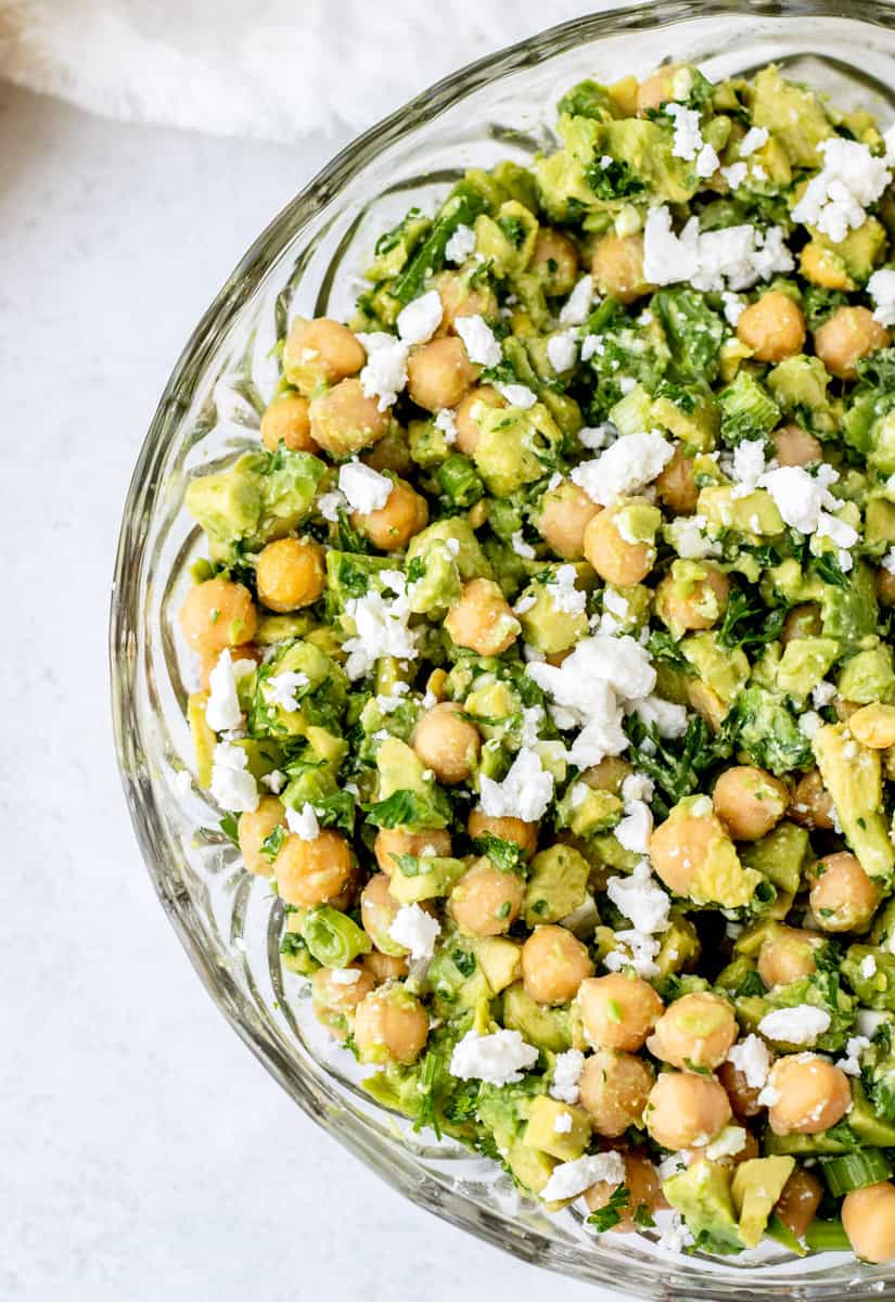 Avocado Chickpea Salad Haute & Healthy Living