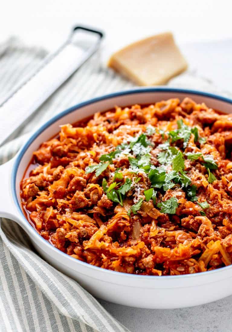 Easy Crockpot Cabbage and Sausage Recipe Healthy & Low Carb