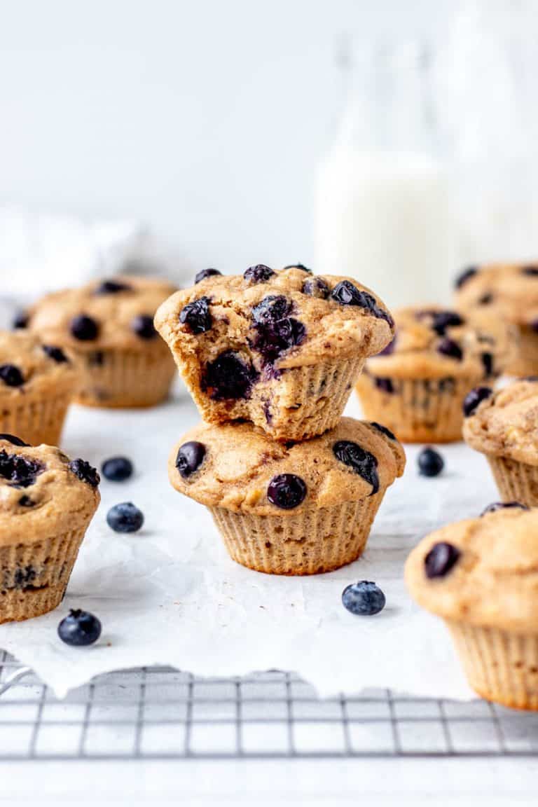 Blueberry Protein Kodiak Cakes Muffins Haute & Healthy Living