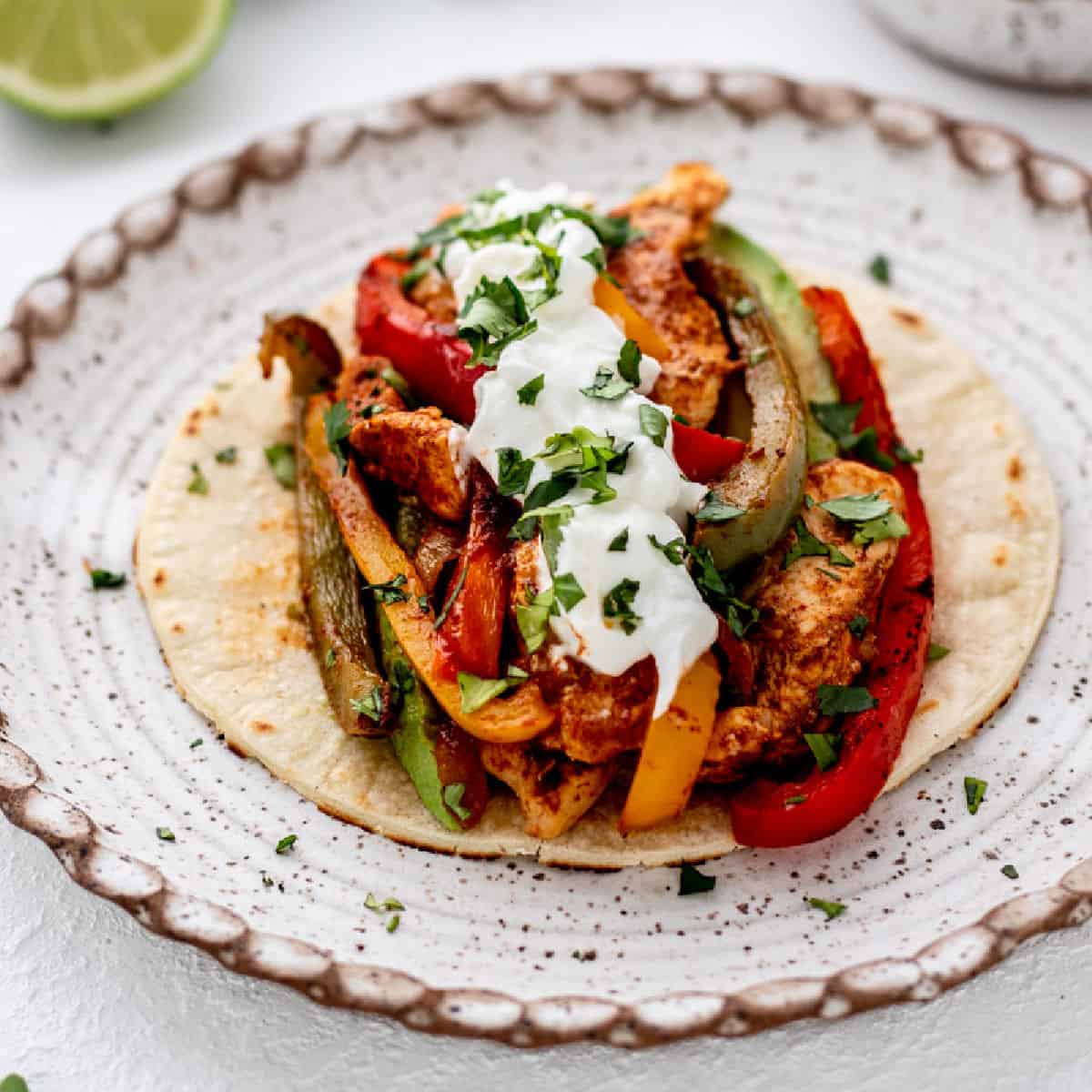 Make Ahead Freezer Chicken Fajitas