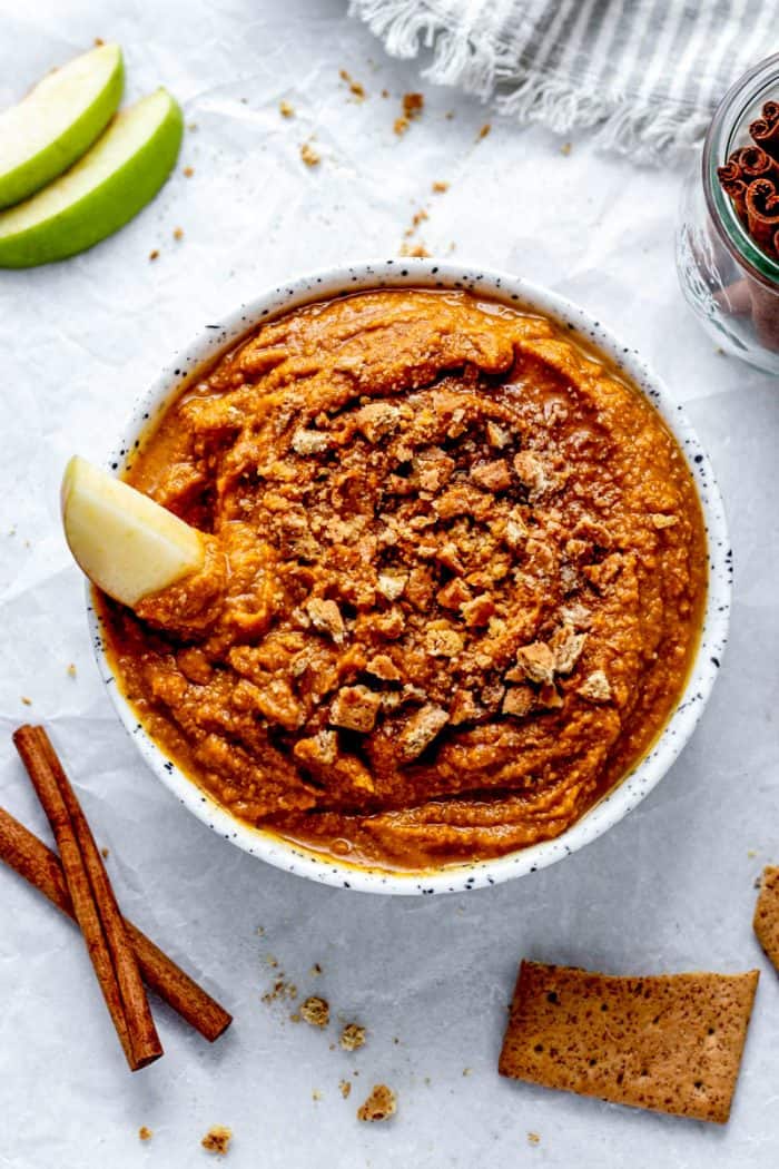 Pumpkin Pie Dessert Hummus Haute & Healthy Living