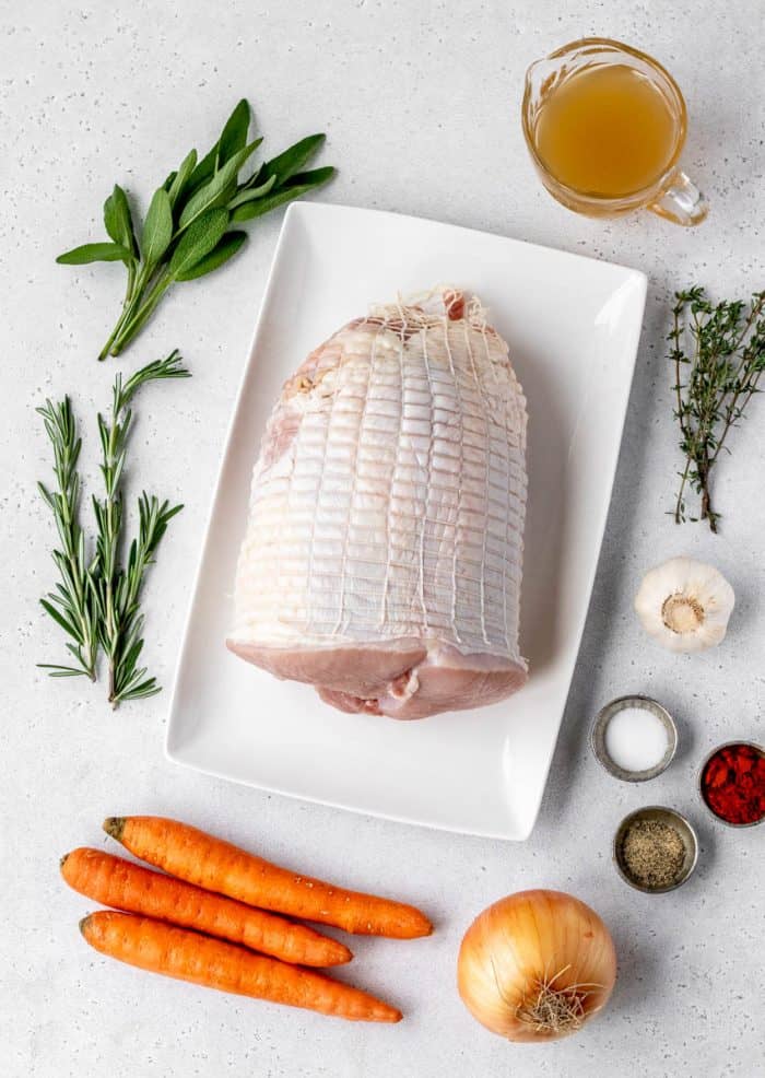 Slow Cooker Turkey Breast Roast {Boneless}