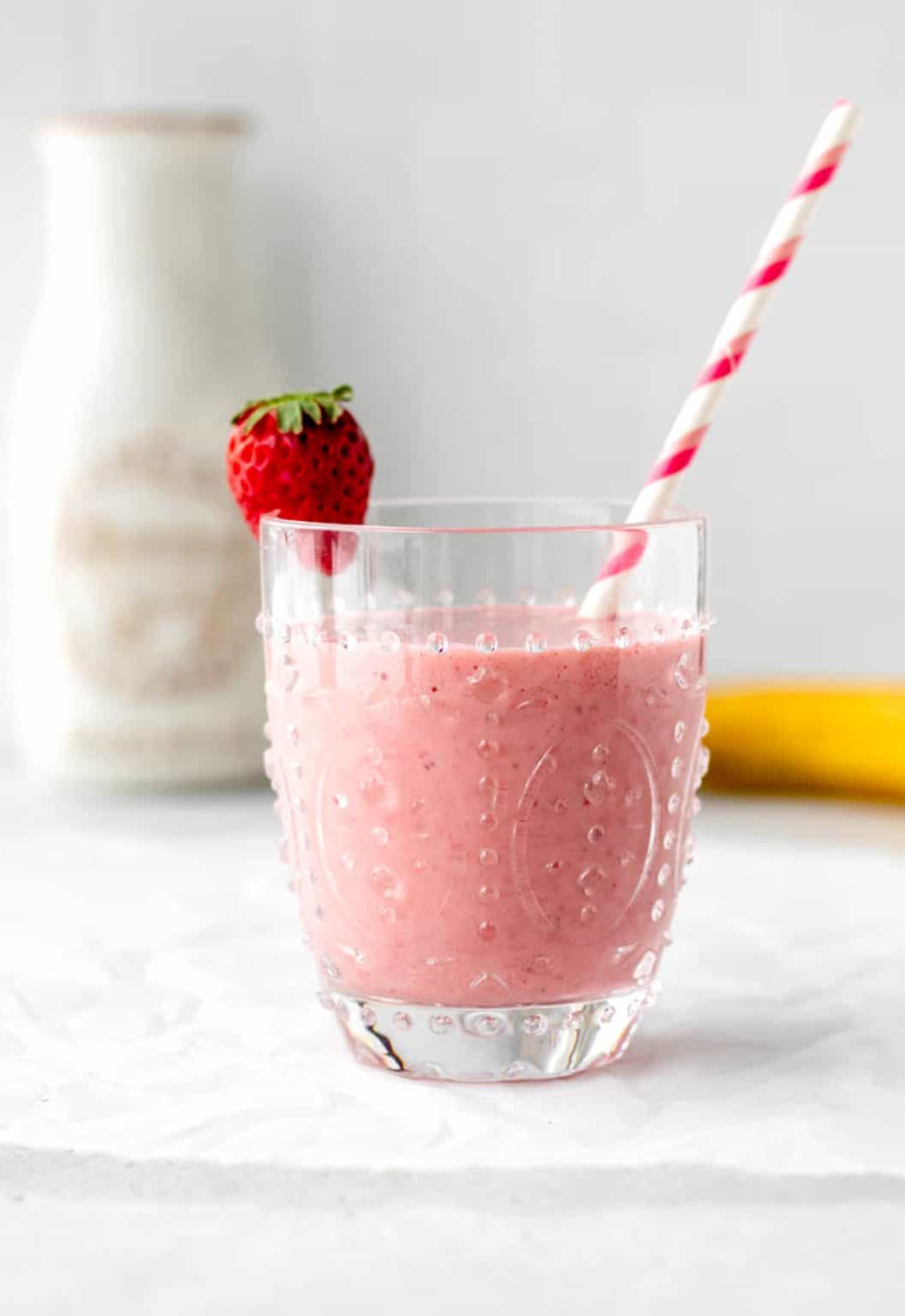 Strawberry Banana Smoothie Without Yogurt