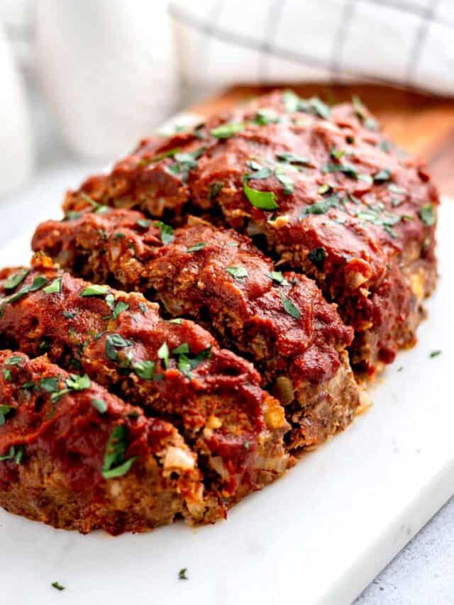 5Ingredient Meatloaf Story Haute & Healthy Living
