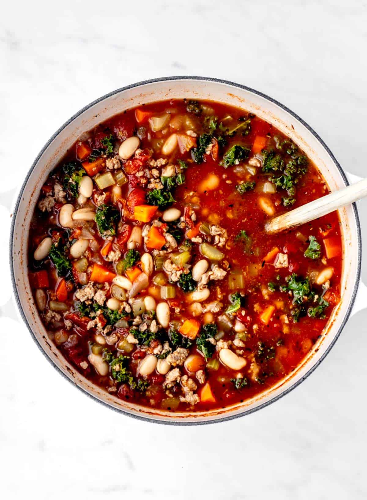 Turkey Sausage and Kale Soup Haute & Healthy Living