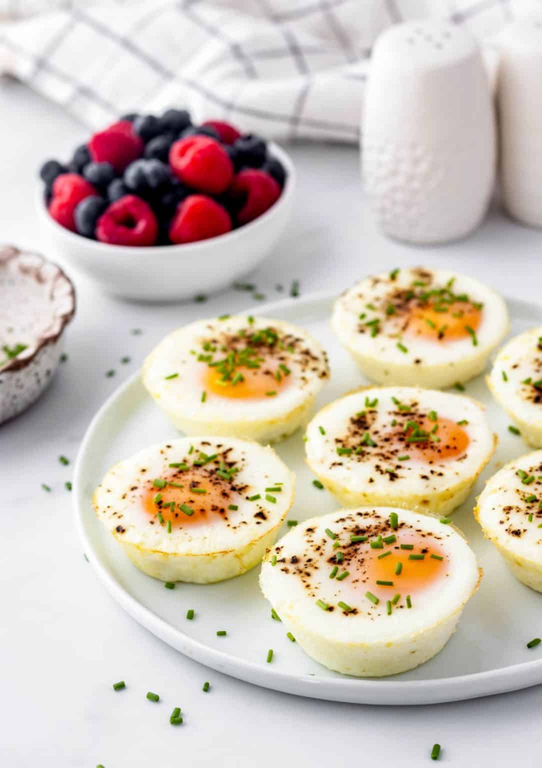 How to Bake Eggs in A Muffin Tin {Oven Baked Eggs}