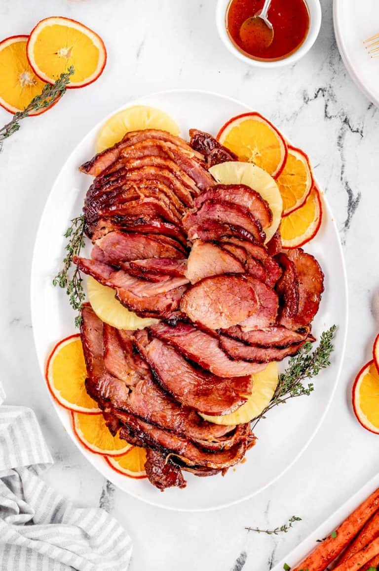 Slow Cooker Ham with Pineapple Haute & Healthy Living