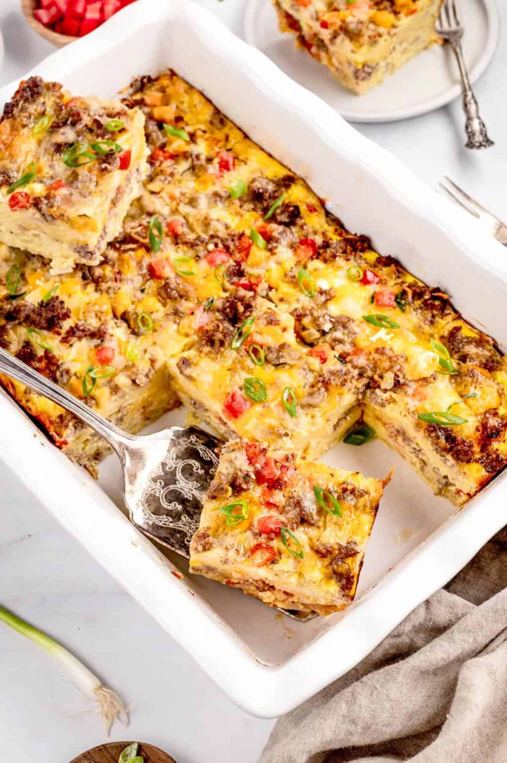 Make Ahead Breakfast Burrito Casserole Haute & Healthy Living