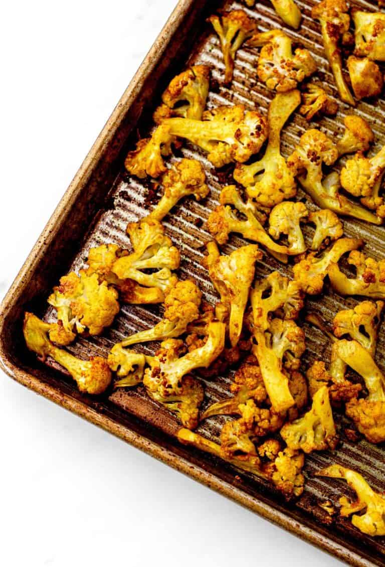 Golden Turmeric Roasted Cauliflower Recipe