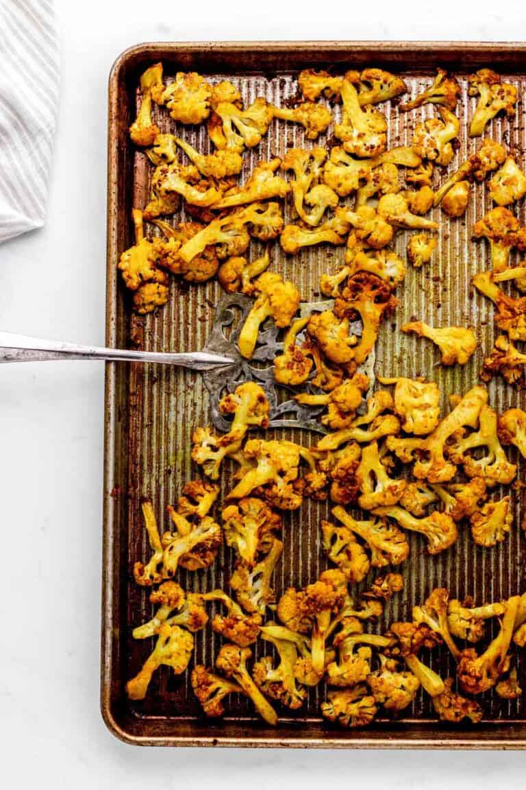 Golden Turmeric Roasted Cauliflower Recipe