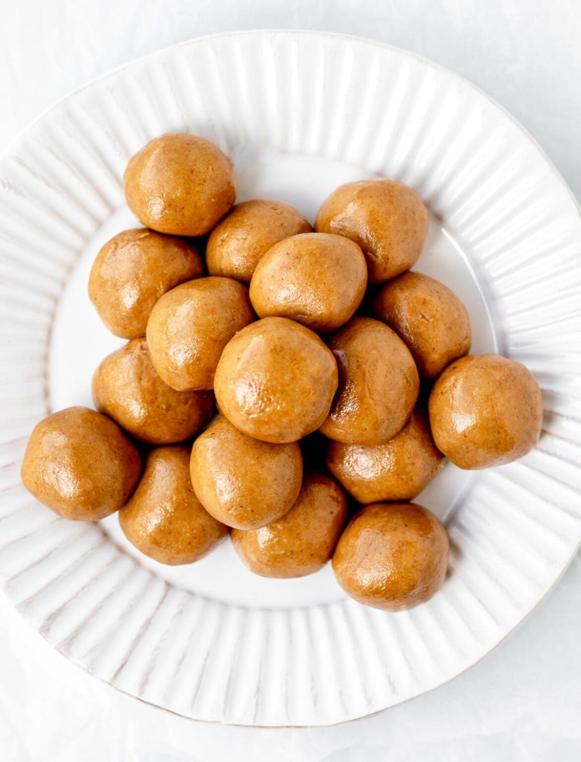 Healthy No Bake Peanut Butter Balls without Chocolate Haute & Healthy