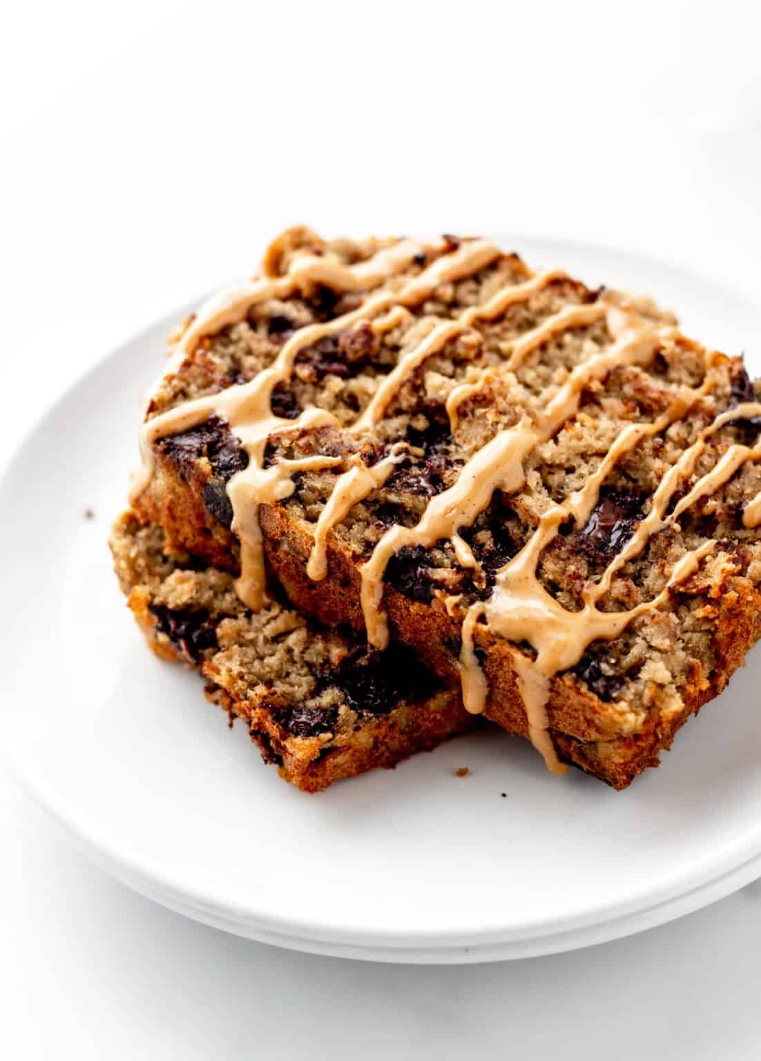 High Protein Banana Bread Recipe {with Chocolate} Haute & Healthy Living