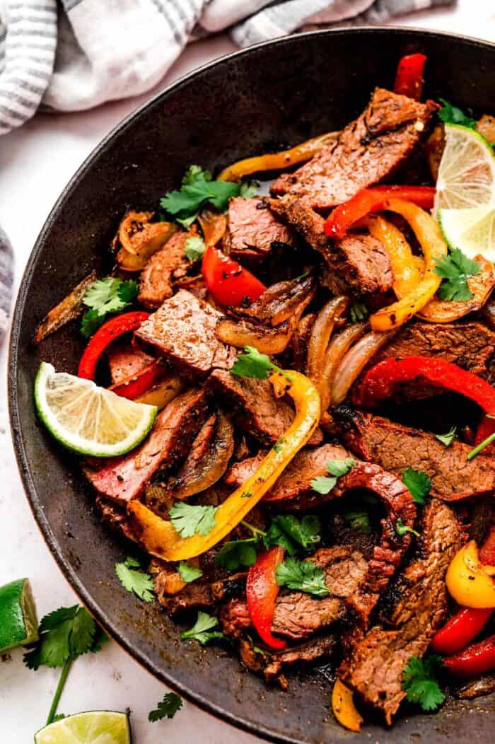 Steak Fajita Recipe (with the BEST Steak Marinade!)