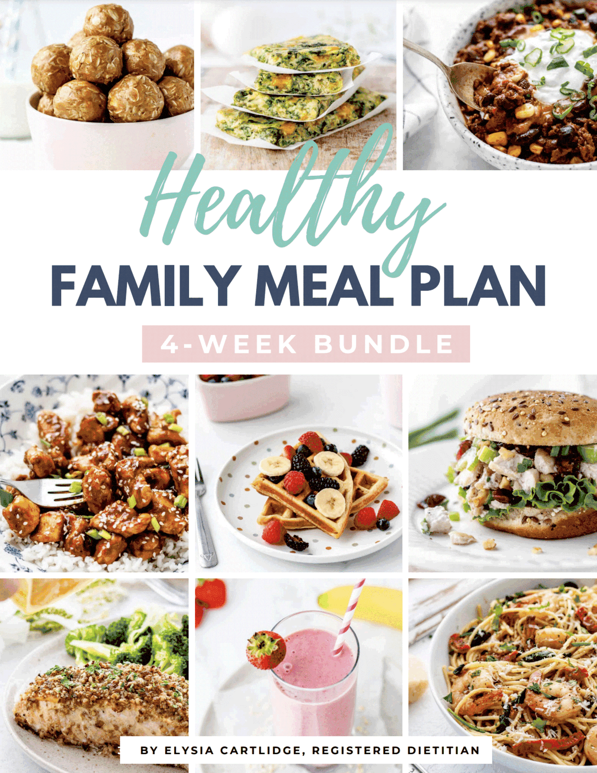 Healthy Family Meal Plan pages.