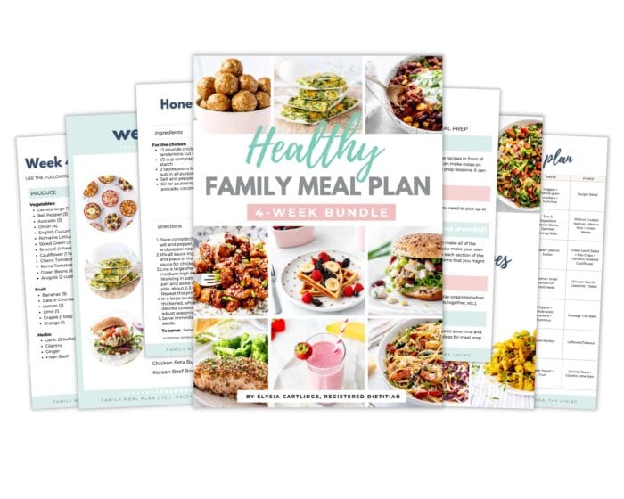 Family Meal Plan Sales Page - Haute & Healthy Living